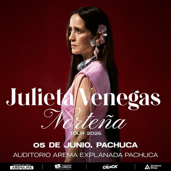 Julieta Venegas 5 JUNIO 2026 Pachuca Auditorio AREMA