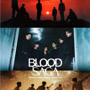 ENHYPEN  BLOOD SAGA WORLD TOUR  12 de Julio del 2026  Arena CDMX  Ciudad de Méxic  🇲🇽 México