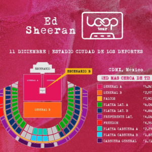 ED SHEERAN  11 de Diciembre 2026  Estadio Ciudad de los Deportes   CDMX  México