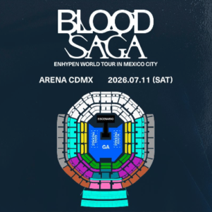 ENHYPEN 11 de Julio del 2026  Arena CDMX  Ciudad de México