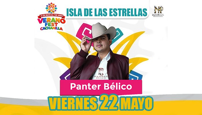 PANTER BELICO 22 MAYO ISLA DE LAS ESTRELLAS VERANO FEST CACHANILLA 2026