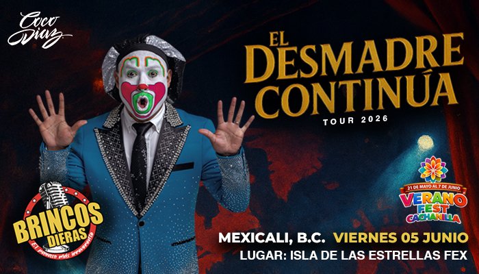 BRINCOS DIERAS 05 DE JUNIO CACHANILLA 2026 Mexicali, BAJA CALIFORNIA