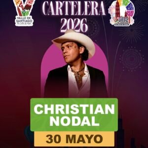 CRISTIAN NODAL 30 MAYO FERIA SAN JUAN DE LOS LAGOS GDL