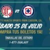 Boletos Toluca vs Cruz Azul 25 Julio 2026